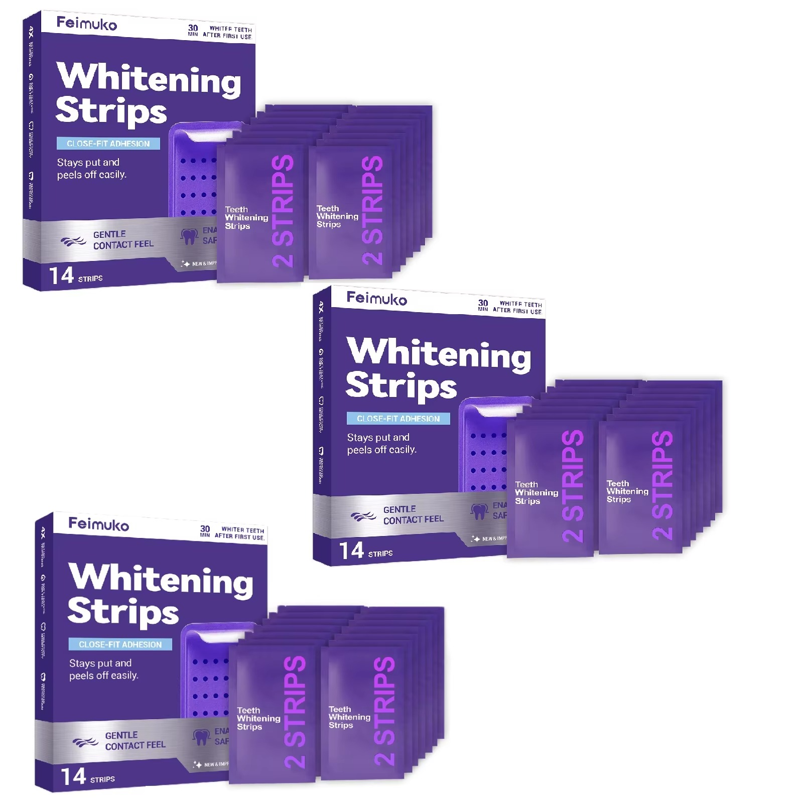 Nexxary™ Purple Teeth Whitening Strips